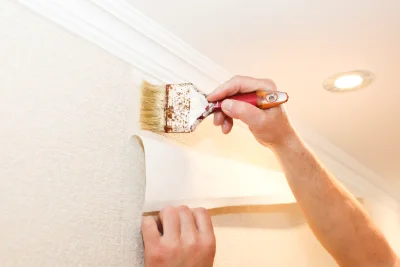 Pose de papier peint à Moussan — revêtements muraux et toiles de verre